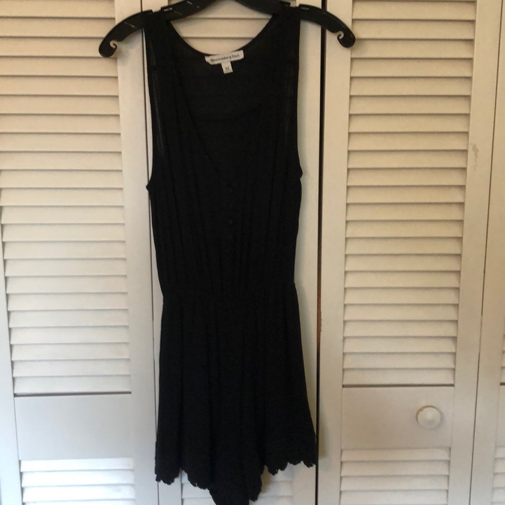 M Abercrombie & Fitch Black Romper